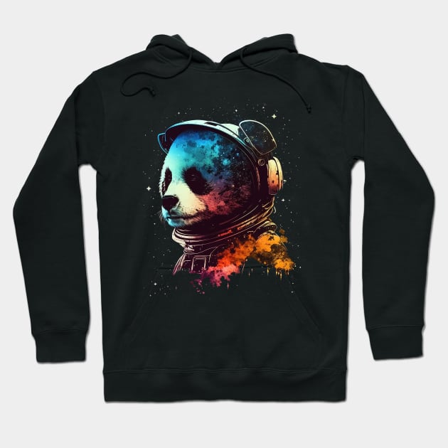 space panda Hoodie by a cat cooking